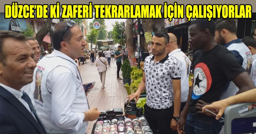 Caboğlu, Erdoğan ve Koloğlu son günde yıldırım için oy istediler