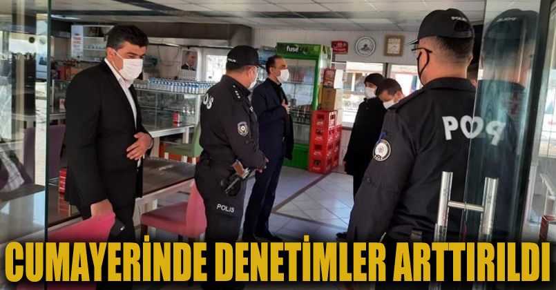 Kaymakam Çakmak bizzat denetime katıldı