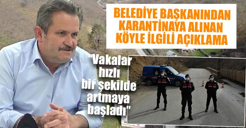 Köye Giriş Çıkışlar Jandarma Kontrolünde Yapılıyor