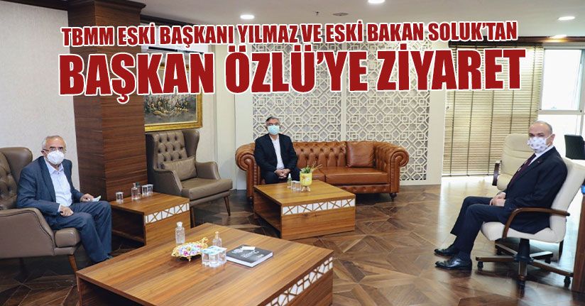 2 Önemli İsimden Başkan Özlü'ye Ziyaret