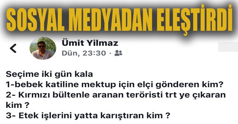 Vekil Ümit Yılmaz’dan zor sorular