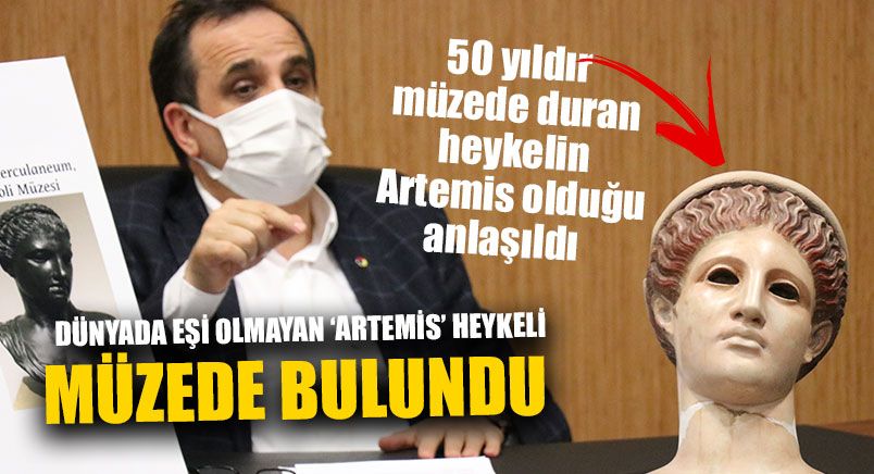 Dünyada Eşi Olmayan ‘Artemis’ Heykeli Müzede Bulundu
