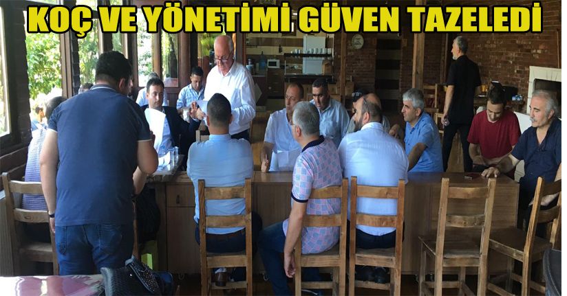 Yeşil Boğaz Başkanı ve yönetimine tam destek