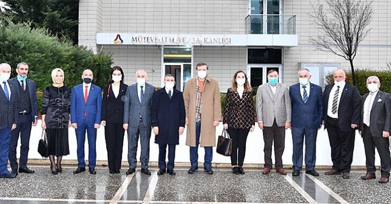 Düzce Heyetinden Rıfat Hisarcıklıoğlu'na Ziyaret