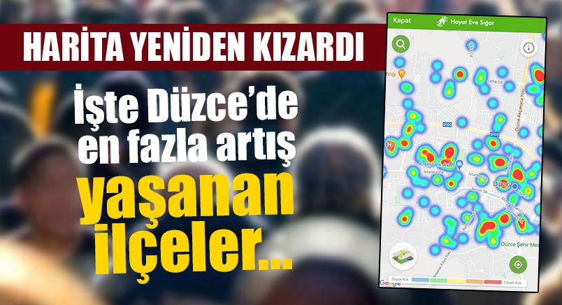 Düzce'de HES Risk Haritası Kızardı