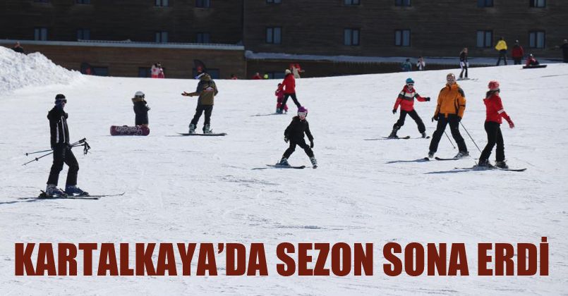 Kartalkaya’da sezon sona erdi