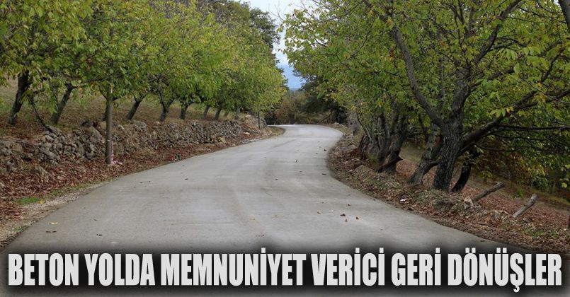 Şehrin kuzeyinde 46 kilometre beton yol yapılacak