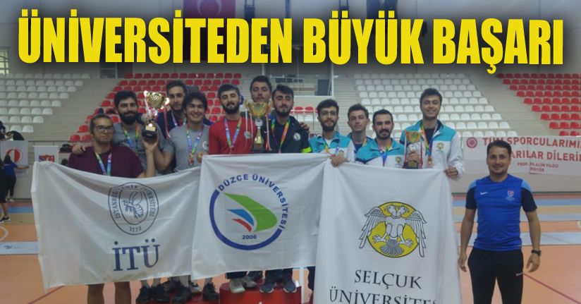 Düzce Üniversitesi Türkiye şampiyonu oldu