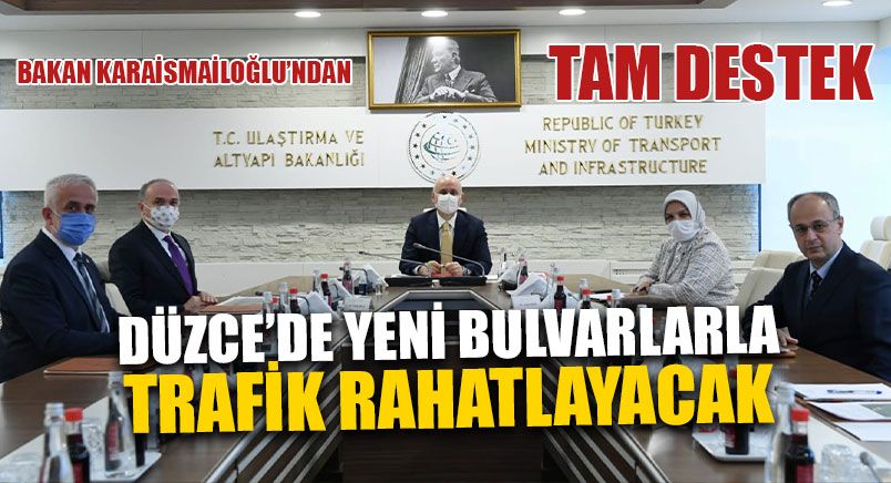 Düzce’de Yeni Bulvarlarla Trafik Rahatlayacak 