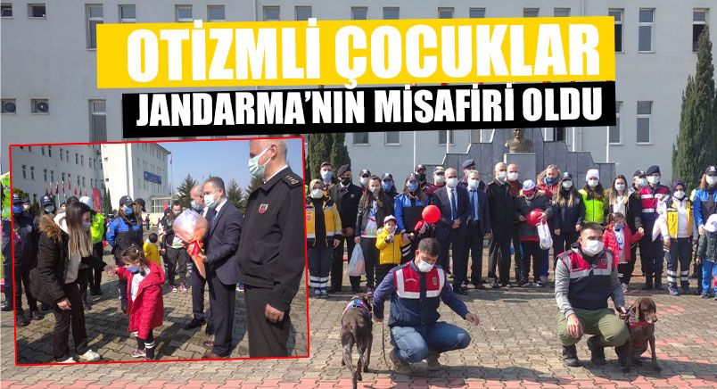 Otizmli Çocuklar Jandarma’nın Misafiri Oldu