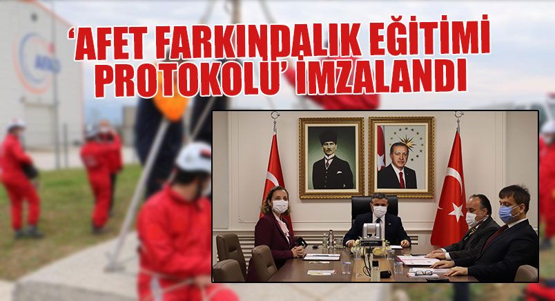 Afet Farkındalık Eğitimi Protokolü İmzalandı