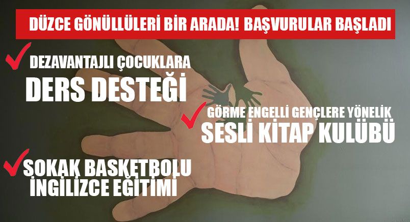 Düzce Gönüllüleri Bir Arada