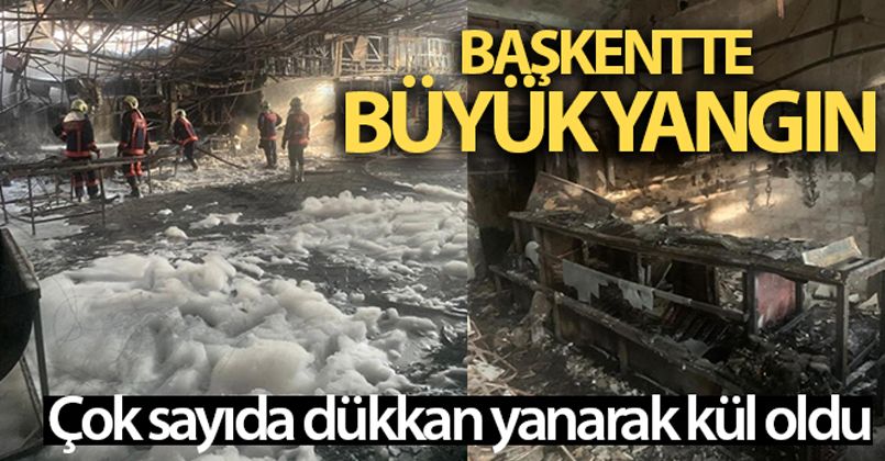 Başkent'te yangın!