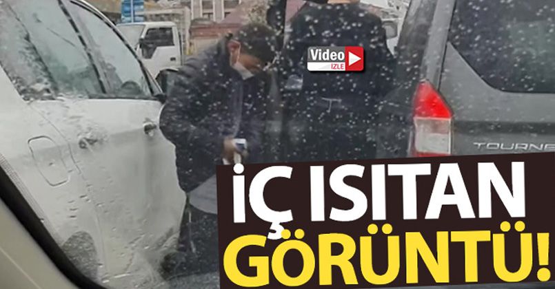 Düzce'de iç ısıtan görüntü