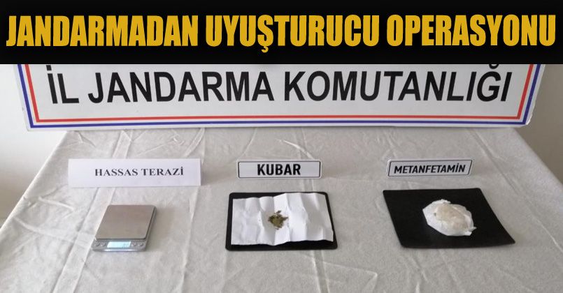 Jandarmadan uyuşturucu operasyonu