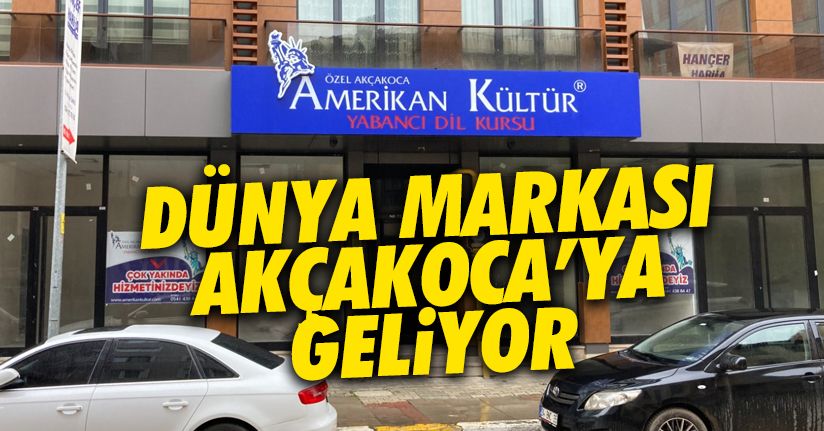 Dünya markası Akçakoca’ya geliyor