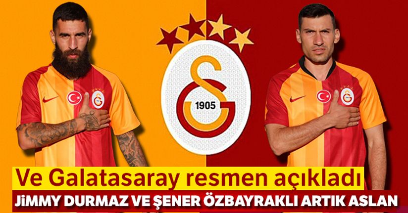 Galatasaray, Jimmy Durmaz ve Şener Özbayraklı'yı kadrosuna kattı