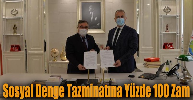 Belediyede sosyal denge tazminatına yüzde 100 zam