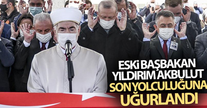 Eski Başbakan Yıldırım Akbulut son yolculuğuna uğurlandır