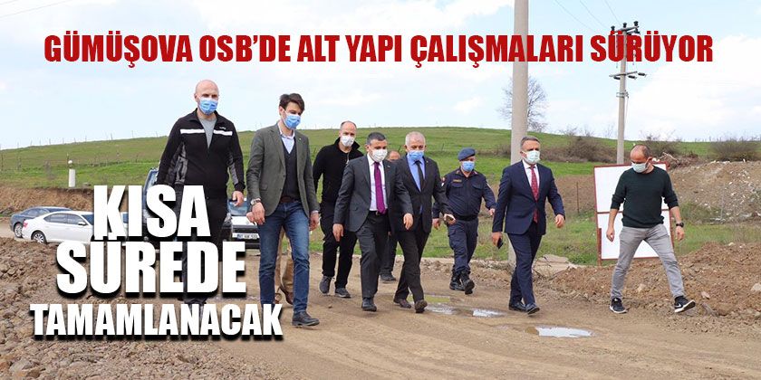 Gümüşova OSB’de Alt Yapı Çalışmaları Sürüyor 