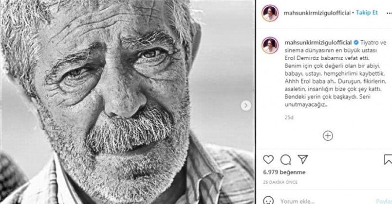 Usta oyuncu Erol Demiröz hayatını kaybetti