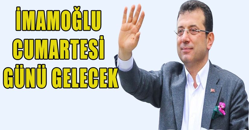 Ekrem İmamoğlu halkla buluşacak