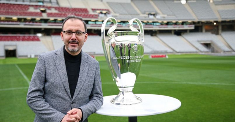 Bakan Kasapoğlu; 'UEFA Şampiyonlar Ligi Finali'ne hazırız'