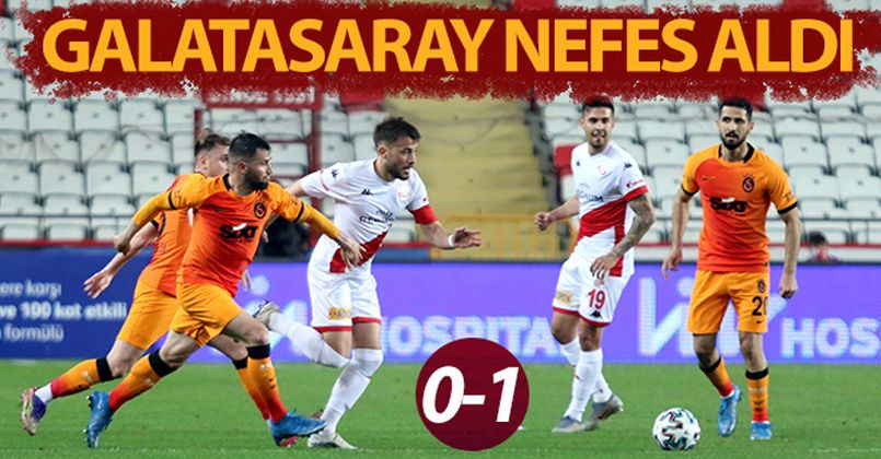Galatasaray'dan kritik 3 puan