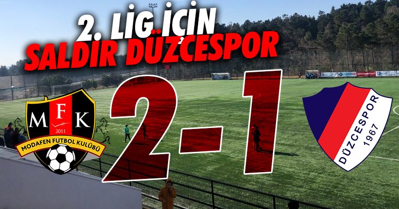 Düzcespor Modafen deplasmanında