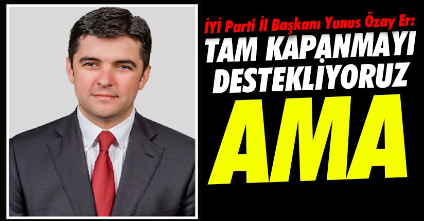 Başkan Er, önerilen tedbirleri sıraladı