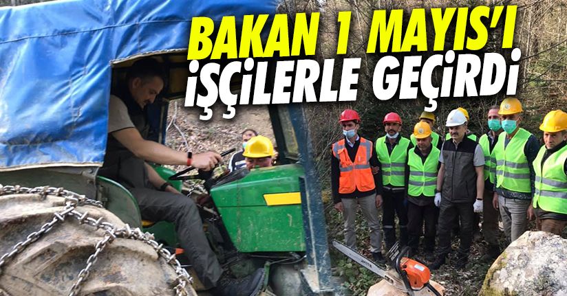 Bakan Pakdemirli orman işçileri ile bir araya geldi