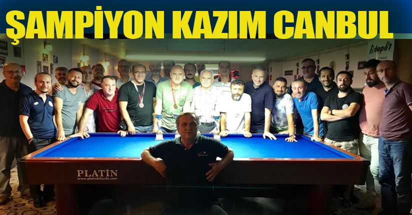 3 Bant Bilardo Şampiyonu Belli Oldu