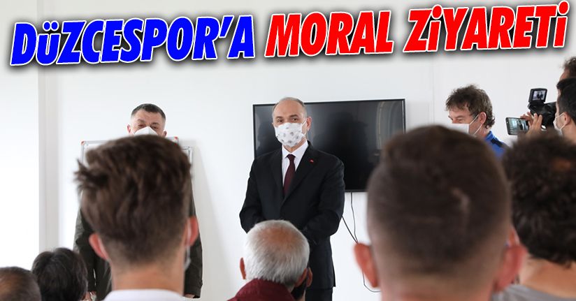 Deplasman öncesi Düzcespor’a moral ziyareti