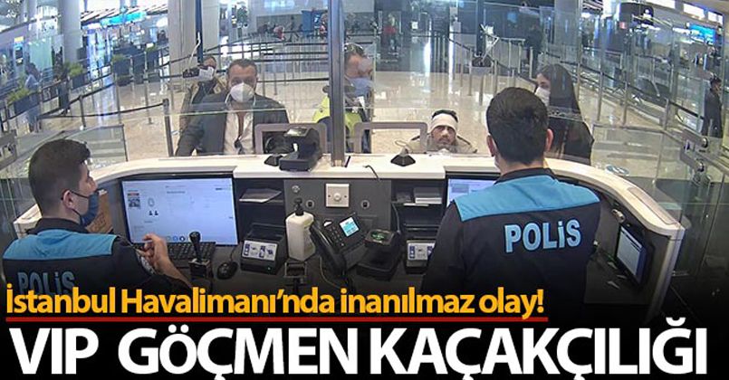 İstanbul Havalimanı'nda VİP göçmen kaçakçılığı pasaport polisine takıldı: 3 gözaltı
