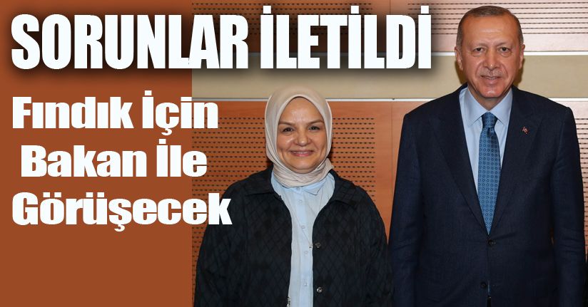 Ayşe Keşir Fındık İçin Çaba Sarfediyor