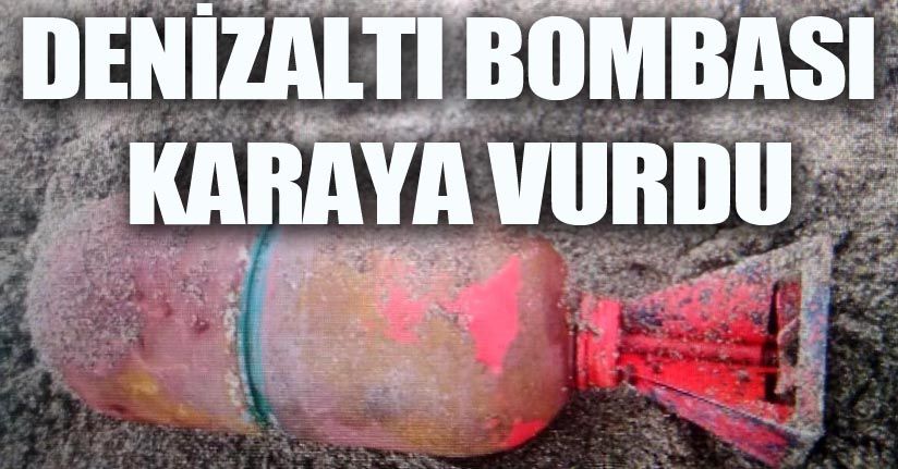 Karasu Plajında bulunan Denizaltı’na ait bomba paniğe neden oldu