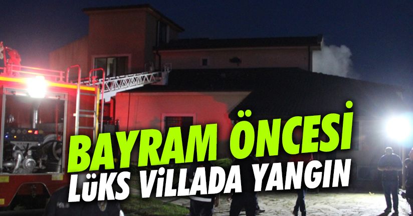 Arife akşamı çıkan yangın büyümeden söndürüldü
