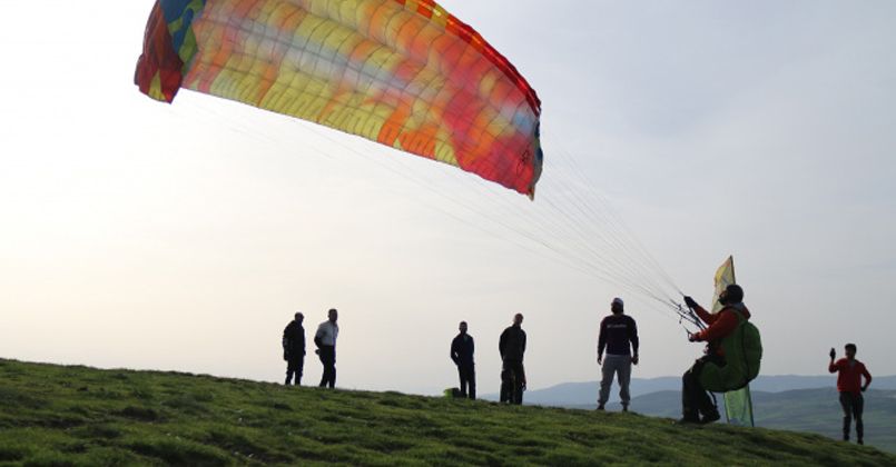 Turizm faaliyetlerine yeni soluk: 'Yamaç Paraşütü'