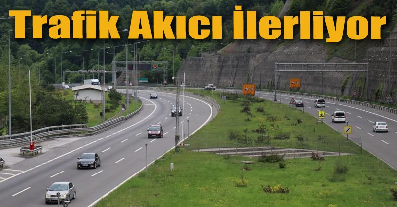 Bolu Dağı’nda bayram tatili dönüşü trafik akıcı ilerliyor