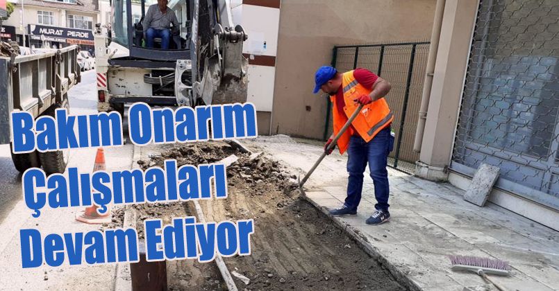 Bakım onarım çalışmaları devam ediyor