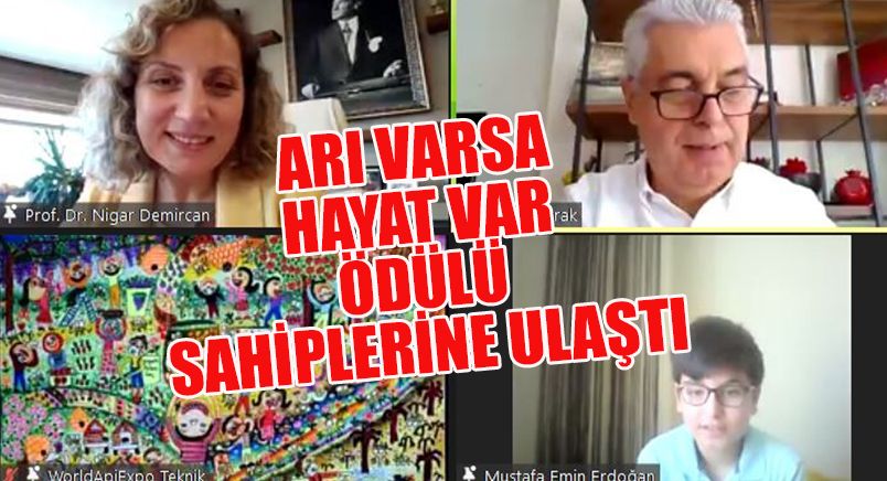 Arı varsa hayat var resim yarışması ödül töreni gerçekleştirildi 