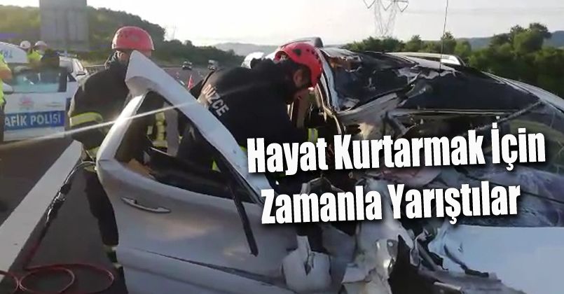 15 Dakikalık Mücadele İle Yaralıyı Kurtardılar