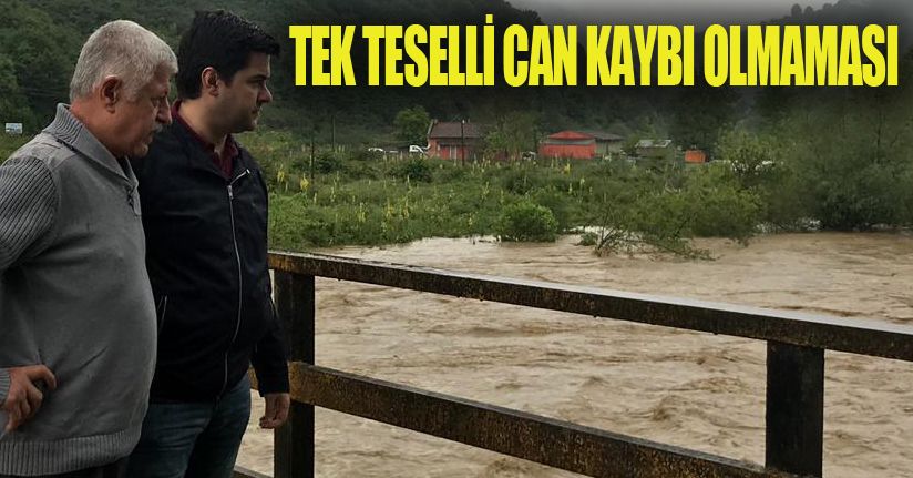 İyi parti tüm teşkilatlarıyla sel bölgesinde