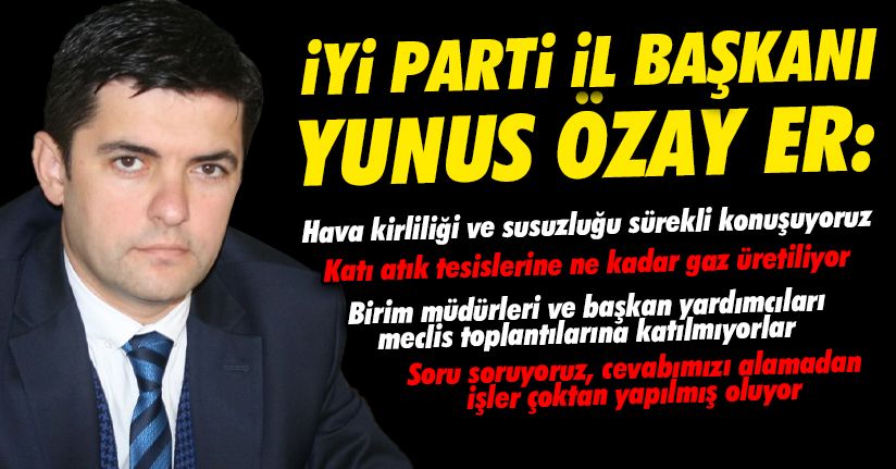 İyi Parti İl Başkanı Yunus Özay Er, Gündem programının konuğuydu