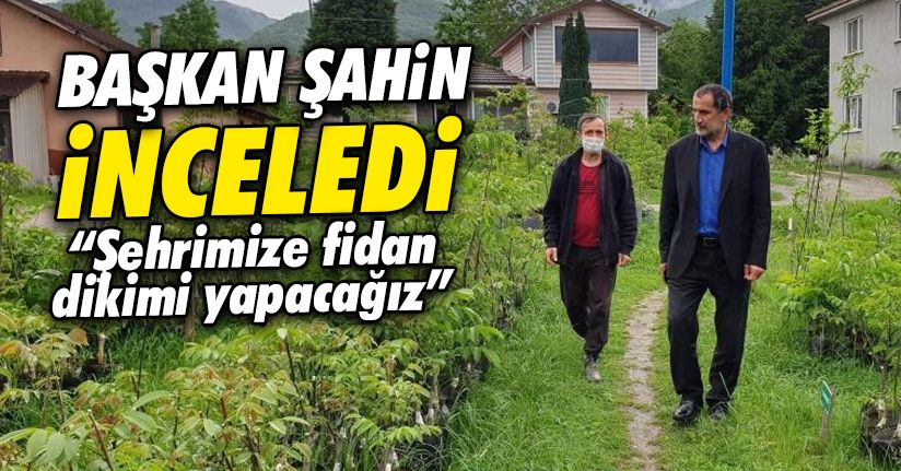 Başkan Şahin fidan yetiştiricileri ile bir araya geldi