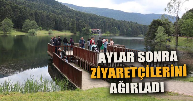 Gölcük Tabiat Parkı aylar sonra haftasonu tatilci ağırladı