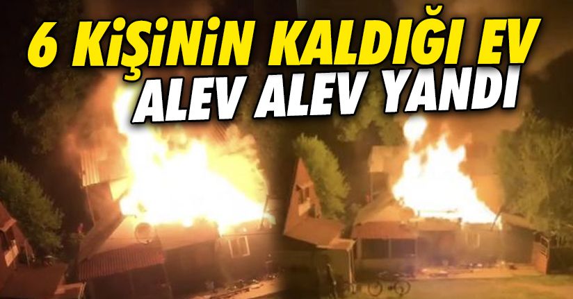 Gölyaka'da alevli gece