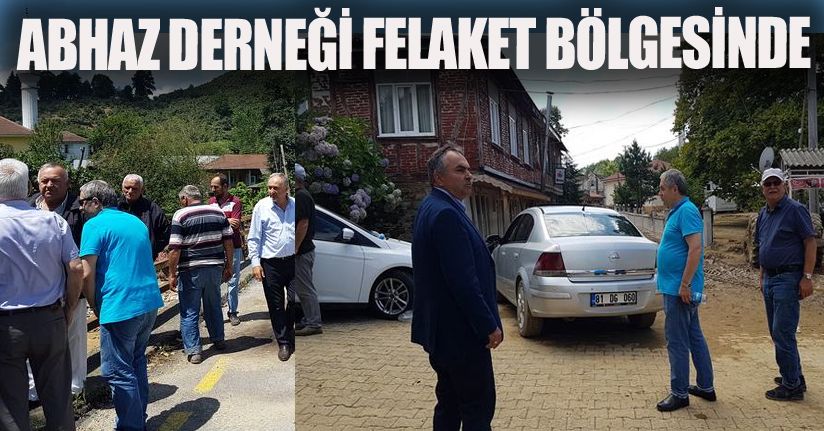 Düzce Abhaz Derneği Felaket Bölgesinde