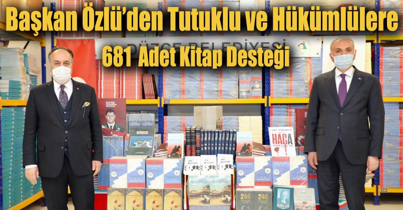 Tutuklu ve Hükümlülere Kitap Desteği