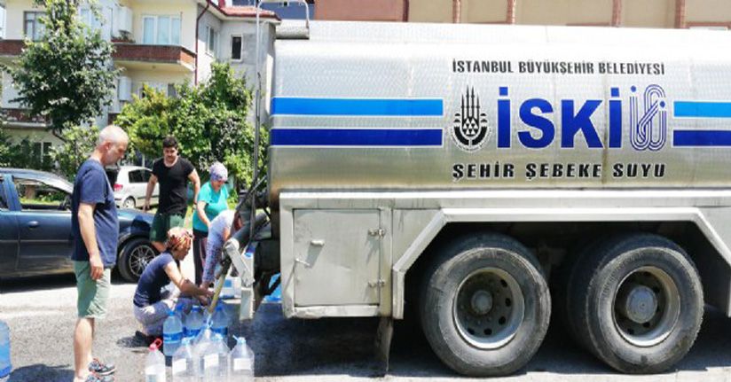 Afet bölgesine su desteği